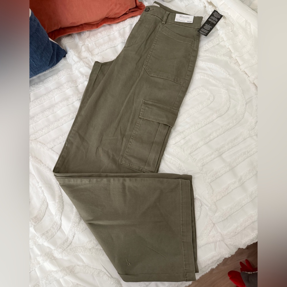 Olive Re Generation Cargo Jeans - Picture 6 of 12